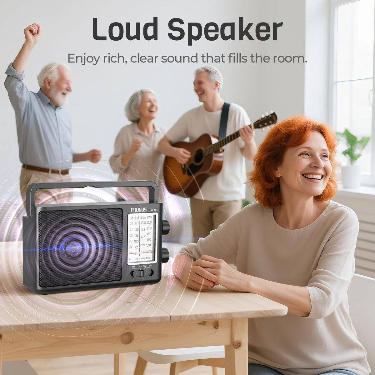 PRUNUS J08 3 inch 5W speaker delivers clear and full sound