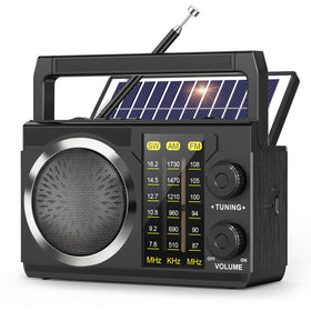 PRUNUS J-135 front view with large dial for easy tuning and listening