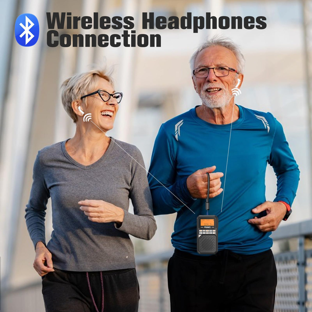 PRUNUS J525 rotatable copper-core antenna detail improving reception and range