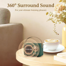 PRUNUS J-999 3W speaker and bass diaphragm deliver clear, lively sound