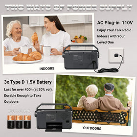 PRUNUS NOAA radio DSP antenna extended for wider signal range