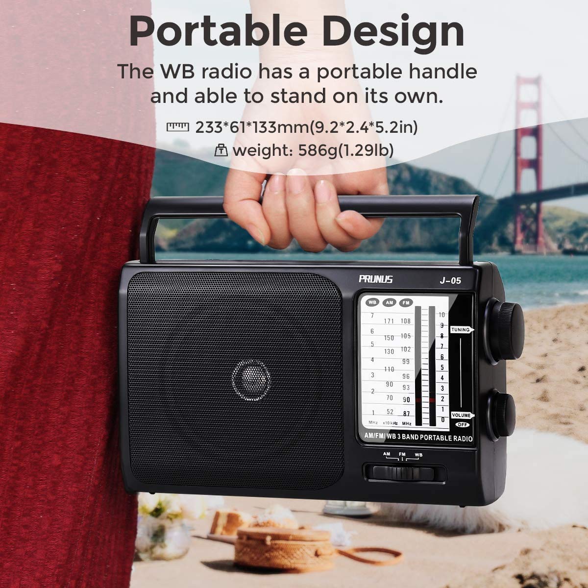 PRUNUS weather radio positioned as a thoughtful Father’s Day gift.