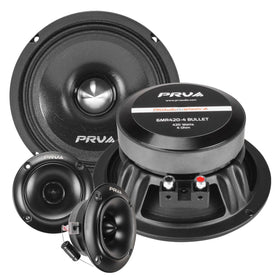 PRV Audio 1080W bundle front view for car audio upgrade.