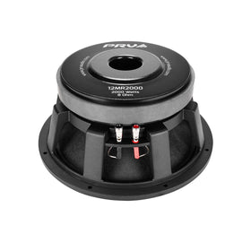 PRV Audio 12MR2000 close-up on 4-inch coil demonstrating efficiency in loud systems