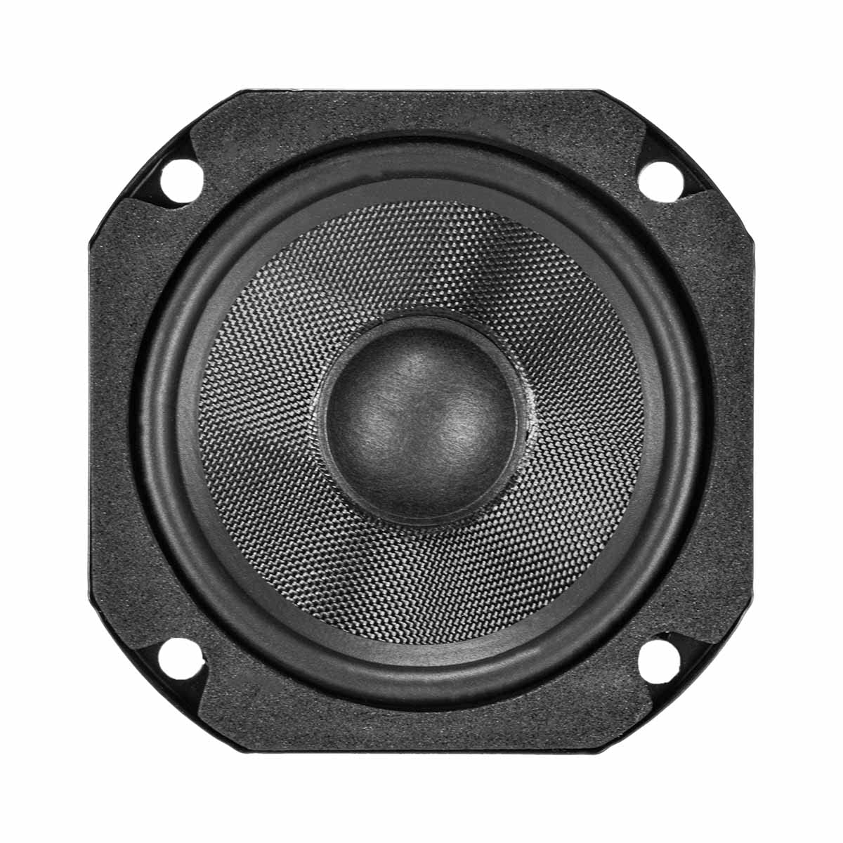 PRV AUDIO boxed unit with spec label showing ease of identification and quick integration