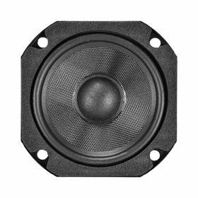PRV AUDIO boxed unit with spec label showing ease of identification and quick integration