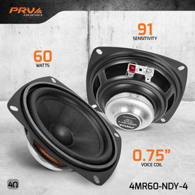 PRV AUDIO rear magnet view highlighting neodymium motor efficiency