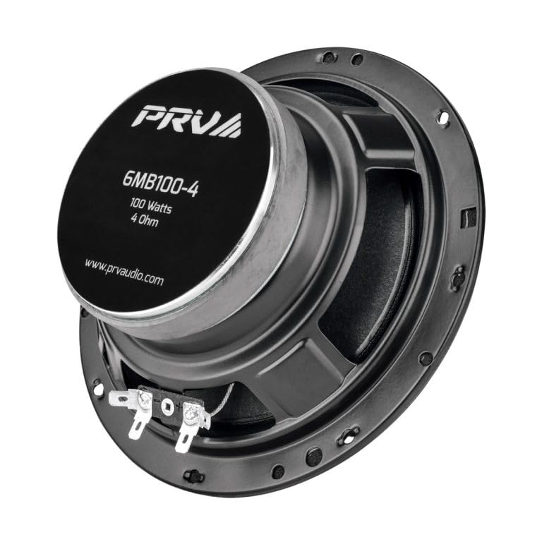 PRV AUDIO cone texture close-up highlighting rigid cone, improved mid clarity