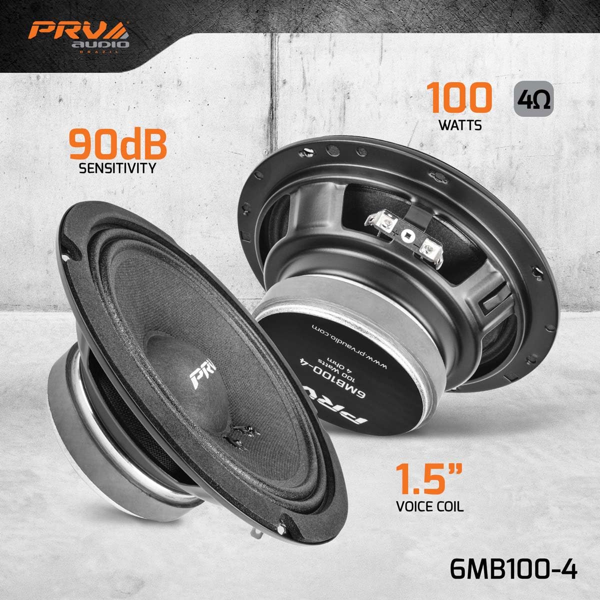 PRV AUDIO magnet and terminals detail, secure connections and durability