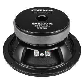 PRV Audio 6MB200 v2 power handling up to 200W for confident playback