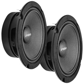 PRV AUDIO 6.5-inch midrange front view showing grille and cone for clear mid vocals
