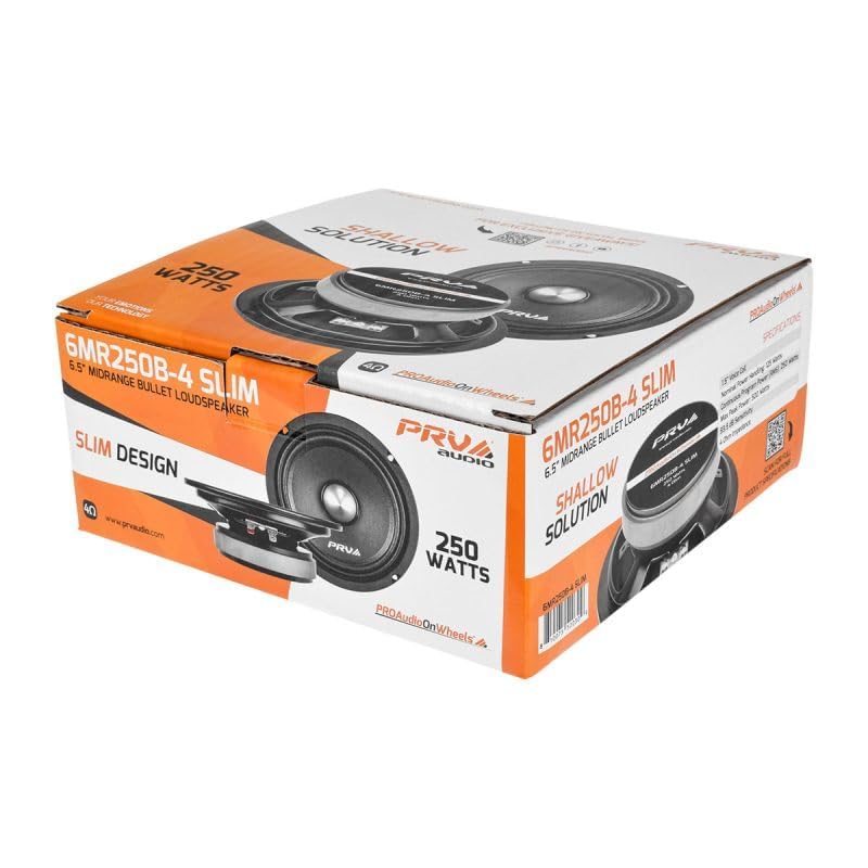 PRV AUDIO lifestyle image of car interior with speaker installed for enhanced audio staging