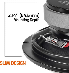 PRV AUDIO exposed voice coil and motor assembly illustrating durable construction and heat control