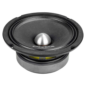 PRV AUDIO 6MR400-4 aluminum bullet phase plug visible on the midrange