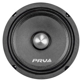 PRV AUDIO midrange in a finished car audio setup highlighting powerful, clear midband