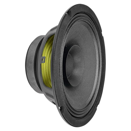 PRV AUDIO 8FR250 front view showing driver and mounting holes for easy installation
