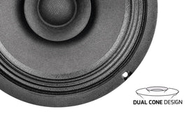PRV AUDIO side profile displaying shallow mounting depth for compact enclosures