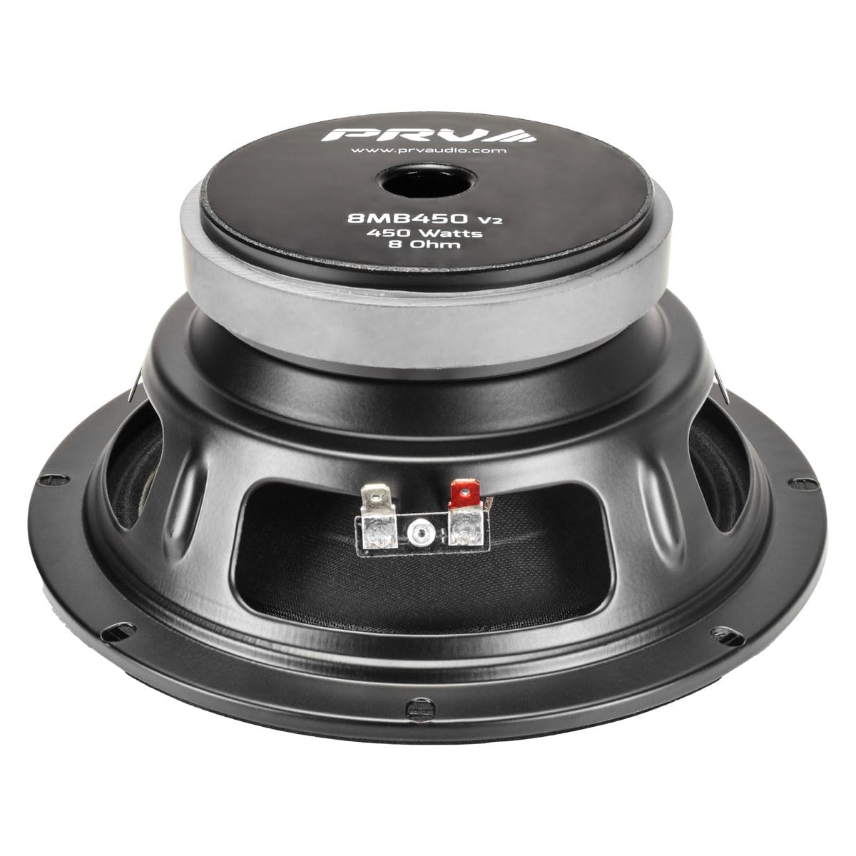 PRV AUDIO 8MB450 v2 dimension scale photo for mounting fit and installation planning
