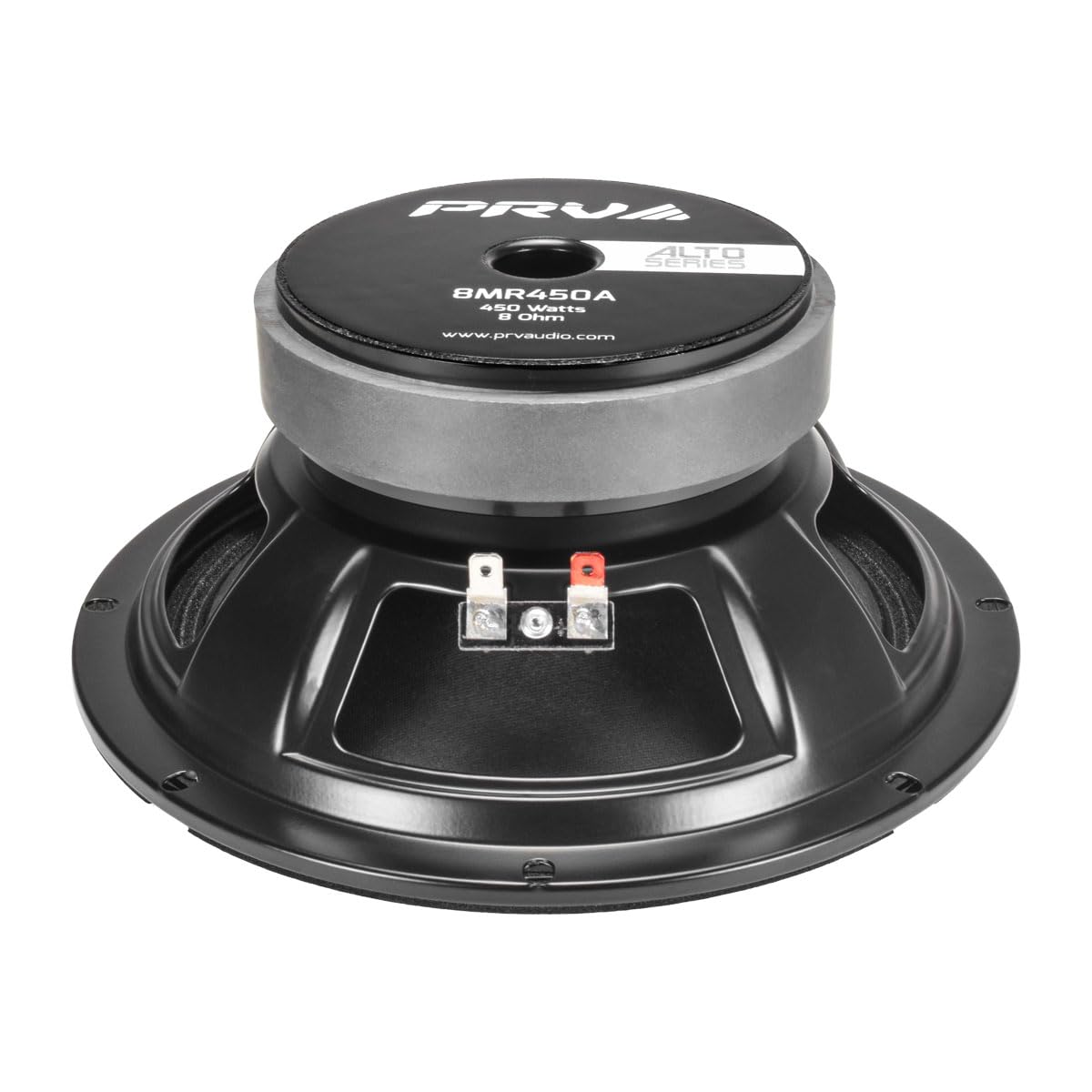 PRV AUDIO installed in car door showing suitability for vehicle midrange upgrades