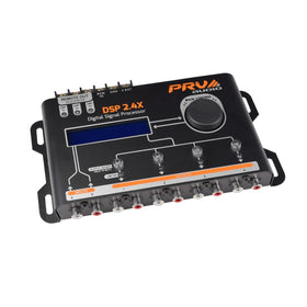 PRV AUDIO front panel showing controls and compact layout for easy tuning