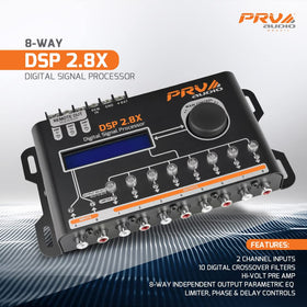 PRV AUDIO DSP 2.8X graphic equalizer for precise tone shaping