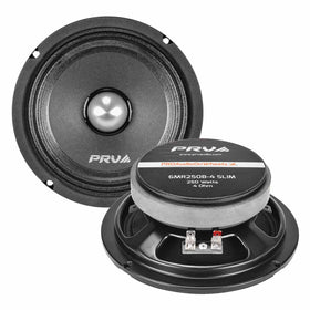 PRV AUDIO lifestyle shot in a car interior, demonstrates real-world audio upgrade benefit