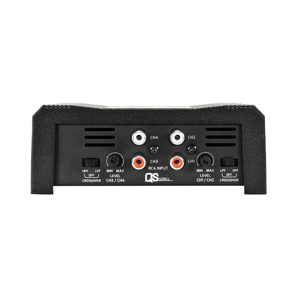 PRV Audio QS400.4 2Ω stability supports versatile speaker setups.