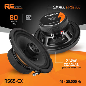 PRV Audio RS65-CX full-range sound with built-in tweeter balance