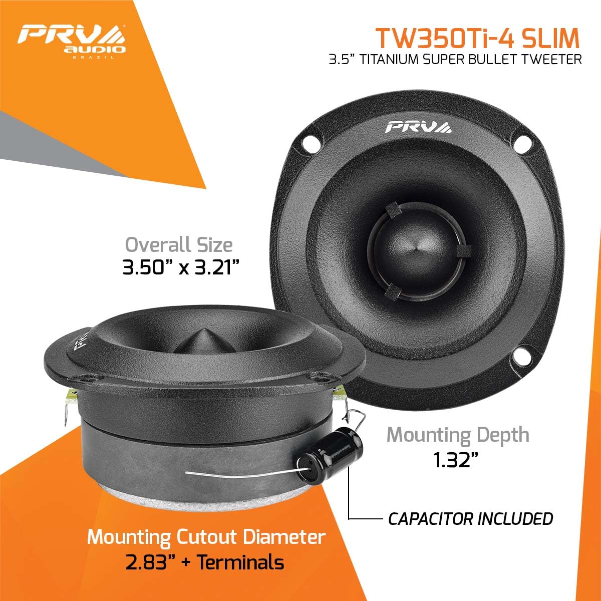 PRV AUDIO cast aluminum frame detail for durable vibration-resistant construction