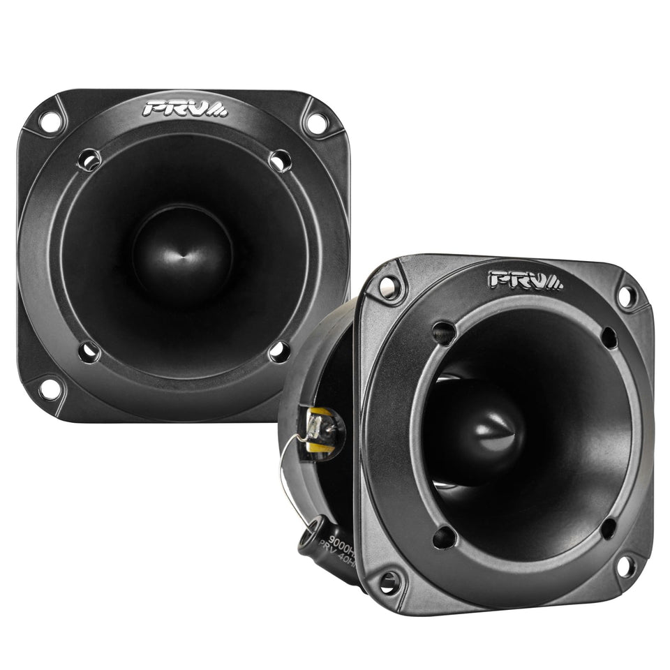 PRV AUDIO front view of bullet tweeter showing compact shape and improved high-frequency clarity