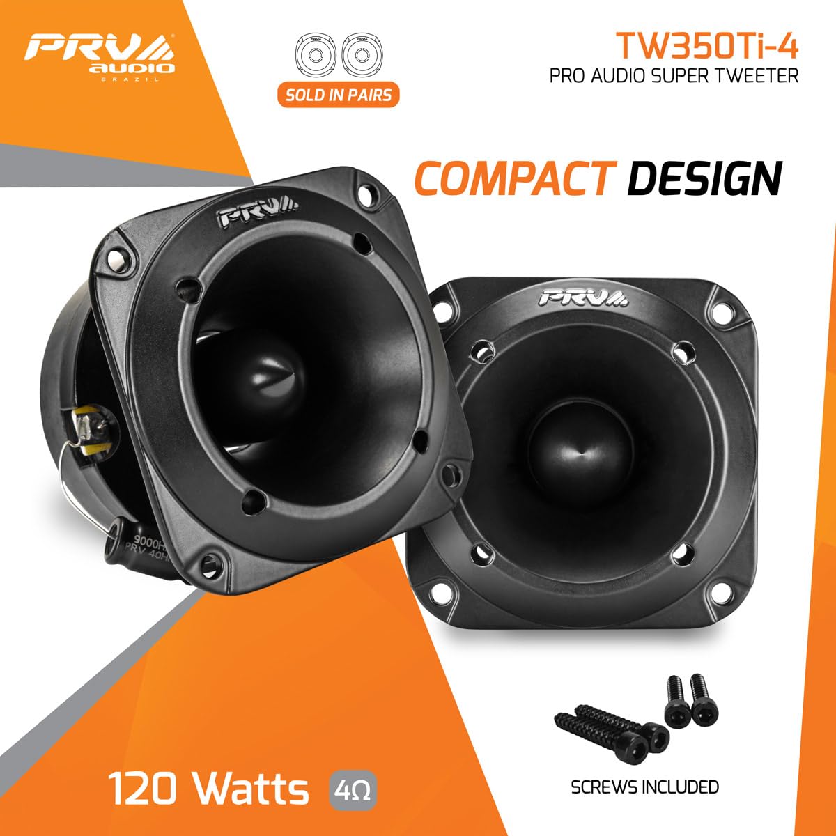 PRV AUDIO side profile highlighting the 1.93-inch mounting depth for tight installations