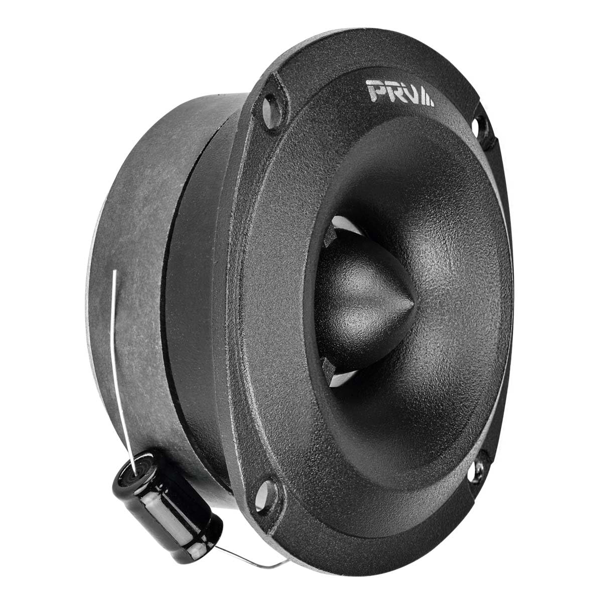 PRV AUDIO close-up of titanium diaphragm showing fast, detailed high-frequency response