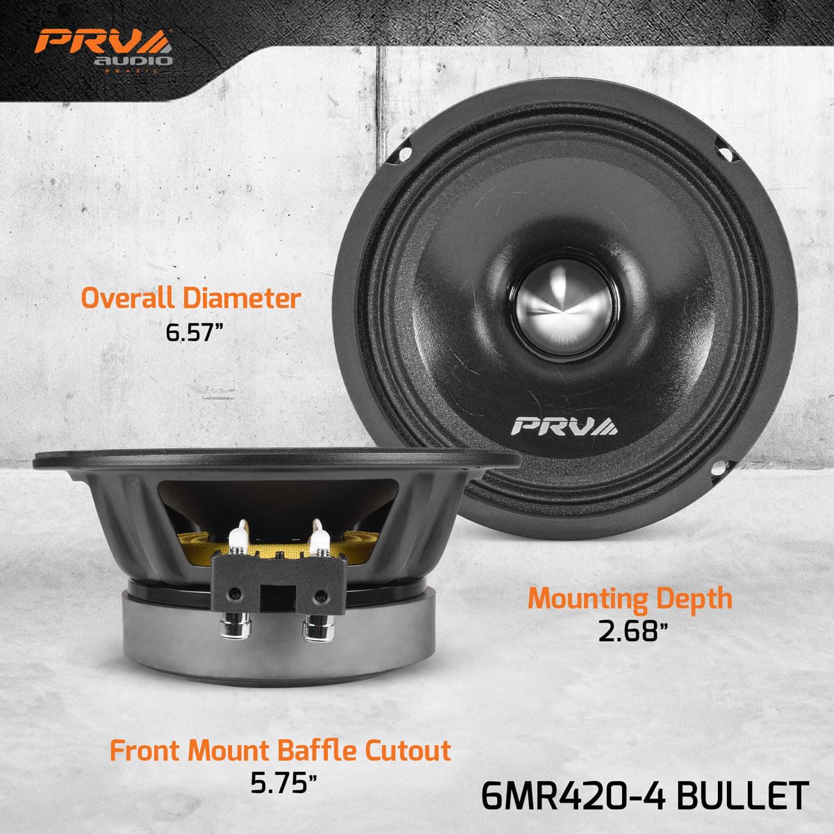 PRV Audio TW500Ti-4 tweeter front view for clear highs.