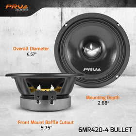 PRV Audio TW500Ti-4 tweeter front view for clear highs.