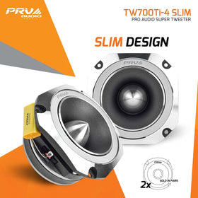 TW700Ti-4 titanium bullet tweeter enhances treble precision