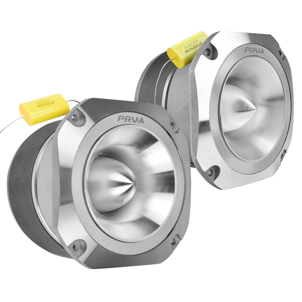PRV AUDIO TW700Ti-CR front view with titanium bullet tweeter delivering crisp highs.