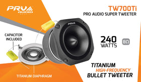 PRV Audio TW700Ti 240W capability suitable for high-output applications