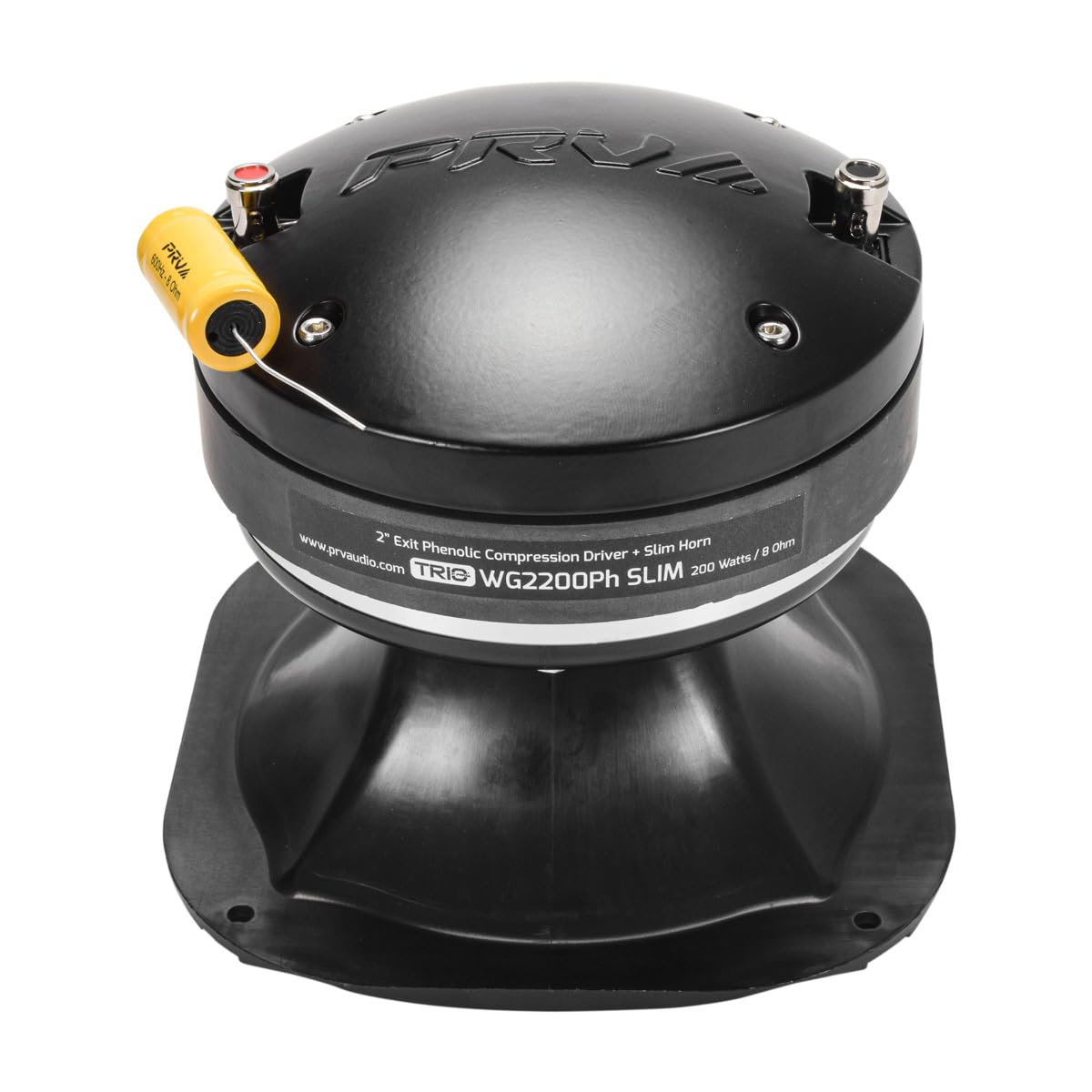 PRV AUDIO WG2200Ph Slim phenolic diaphragm delivers efficient dynamics in small enclosures