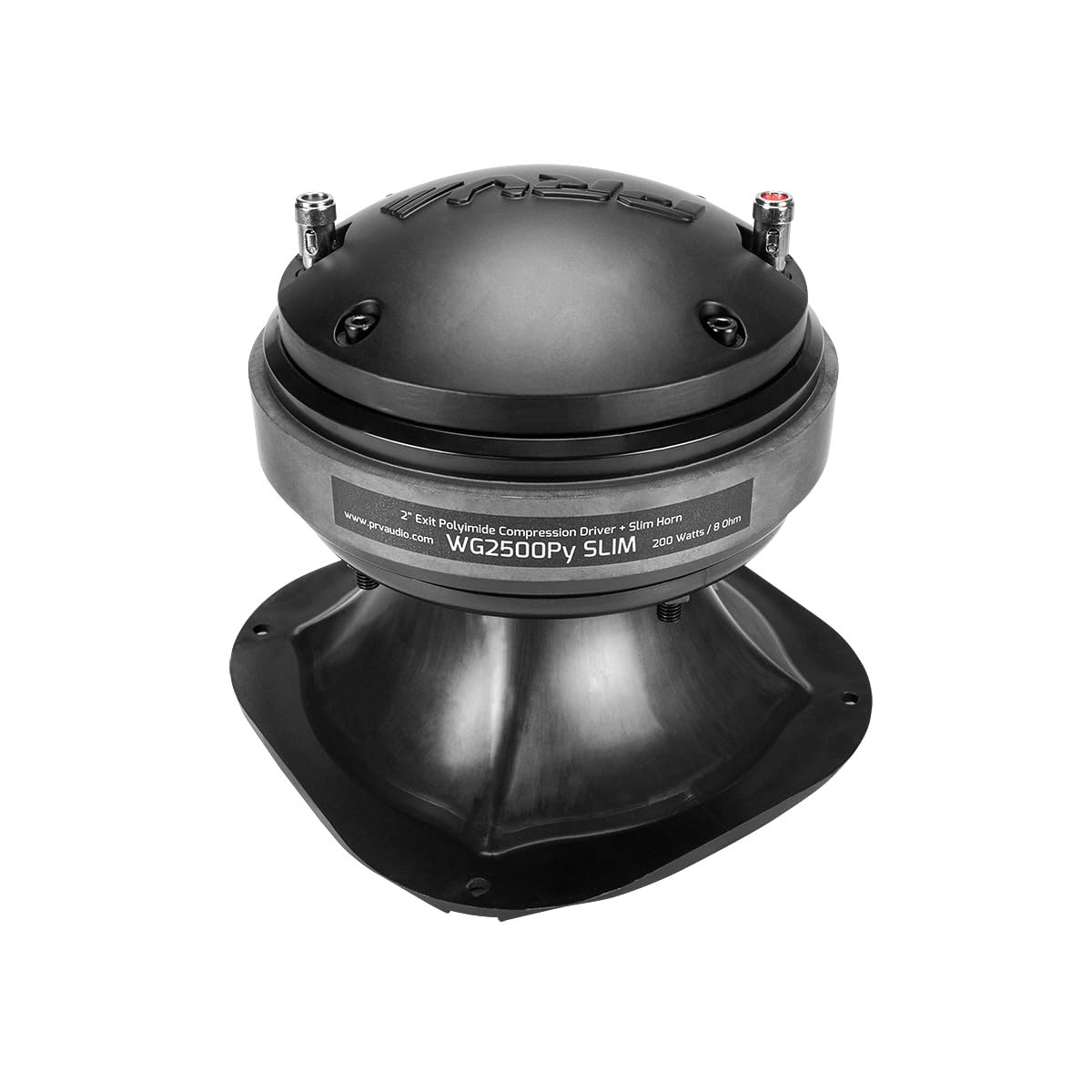 PRV AUDIO WG2500Py Slim 2-inch exit image demonstrates compact performance in small spaces