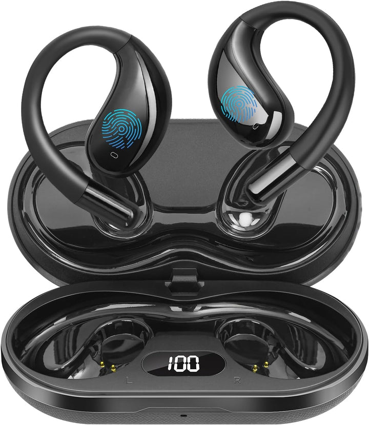 Psadhi front packaging showing earbuds and case, highlighting compact portability