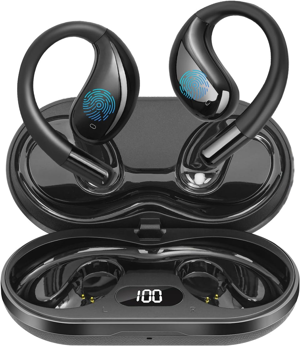 Psadhi front packaging showing earbuds and case, highlighting compact portability