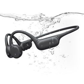 PSIER bone conduction headphones front view for secure daily workouts