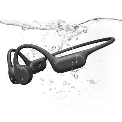 PSIER bone conduction headphones front view for secure daily workouts