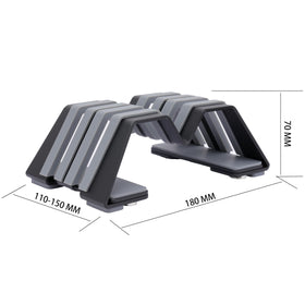 Psitek compact, elegant desk accessory saves space while adding modern style.