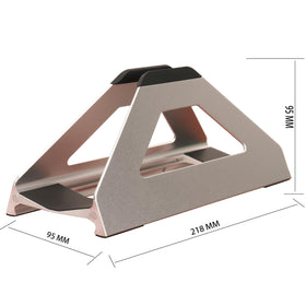Psitek tool-free width adjustment fits 10-17 inch laptops