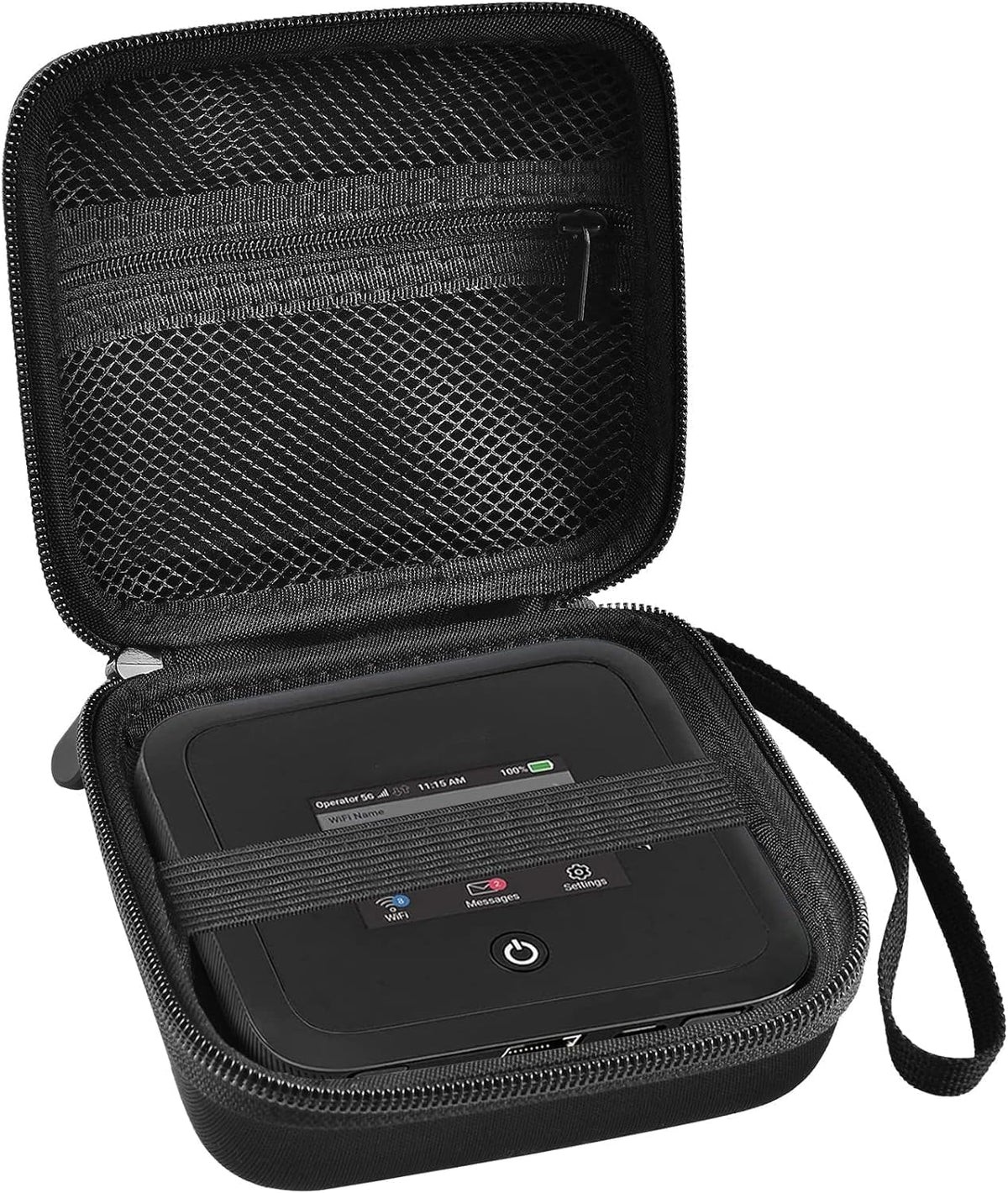 PSofcake travel router case fits Netgear Nighthawk M6 Pro securely for on-the-go protection.