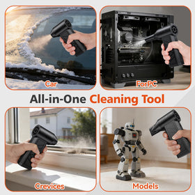 PTBGLV brush nozzle detail showing soft bristles that protect delicate surfaces
