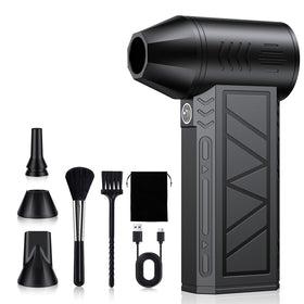 PTBGLV front view showing compact blower and ergonomic grip benefit quick handling