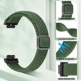 Puhuite band close-up weave highlighting breathable nylon material.