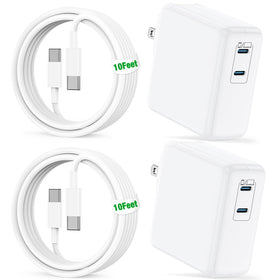 Pukerehab 100W USB-C charger powers MacBook Pro quickly and safely.